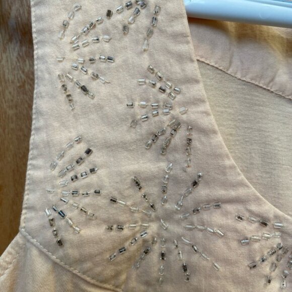 Cote Femme Cream Sleeveless Blouse 10/12 - Picture 3 of 7